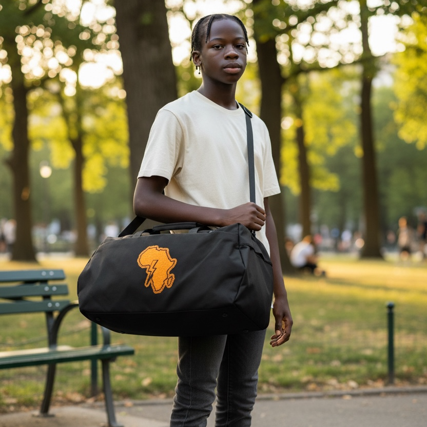 Travel Duffel Bag - Deep Black